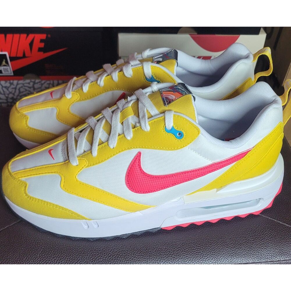 Nike Air Max Dawn Vivid Sulfur Siren Red DQ7643-700 Men’s 10.5 New w/ Box